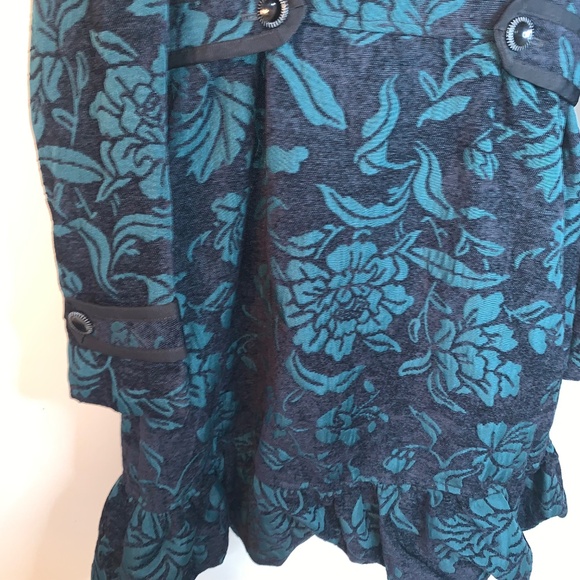 Anthro Elevenses Emerald Isle Coat 8 - Picture 11 of 14